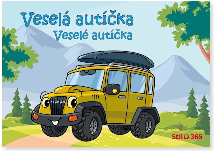 Omalovánka A5 VESELÁ AUTÍČKA - obrázek 1