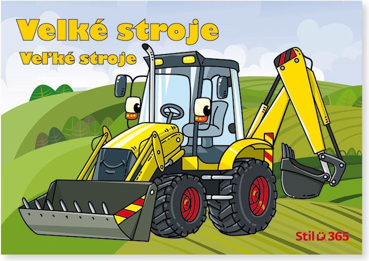 Omalovánka A5 VELKÉ STROJE - obrázek 1