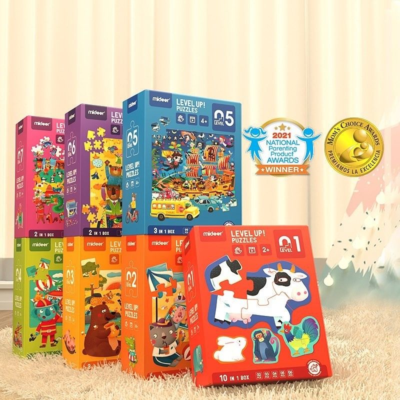 Mideer Puzzle LEVEL UP! 01 Doprava - obrázek 6