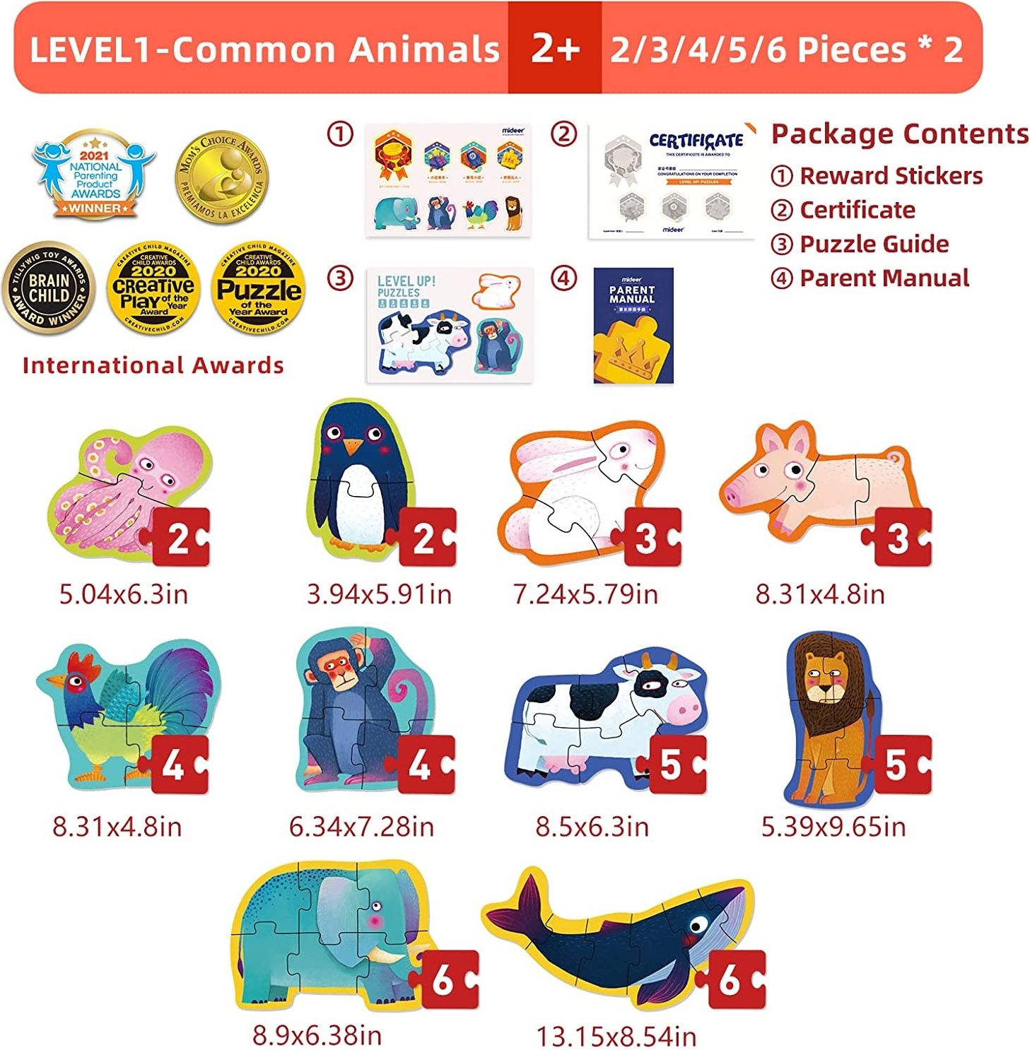 MiDeer LEVEL UP! 01 Zvířátka - obrázek 2