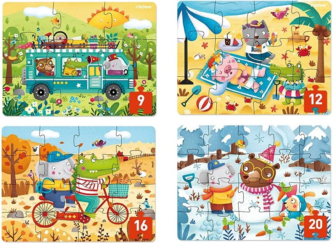 Mideer Puzzle LEVEL UP! 02 Roční období - obrázek 2
