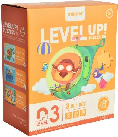 Mideer Puzzle LEVEL UP! 03 Cestování - obrázek 3