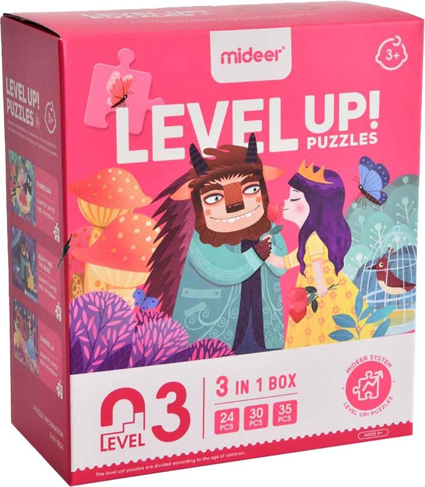 Mideer Puzzle LEVEL UP! 03 Dobrodružství princezen - obrázek 1