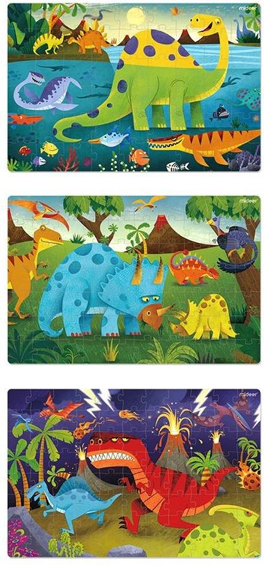Mideer Puzzle LEVEL UP! 04 Dinosauři - obrázek 2