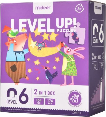 Mideer Puzzle LEVEL UP! 06 Představte si svět - obrázek 4