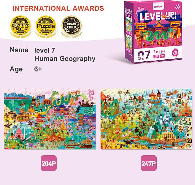 Mideer Puzzle LEVEL UP! 07 Svět okolo - obrázek 2