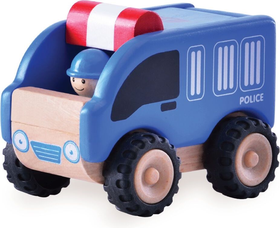 Wonderworld Dřevěné policejní auto - obrázek 1