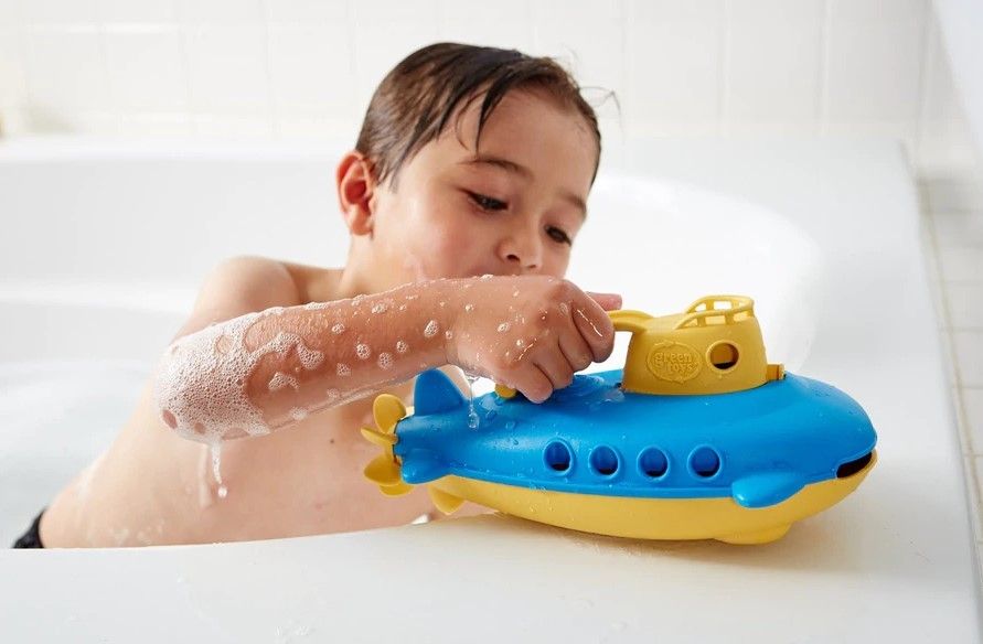 Green Toys Ponorka žlutá rukojeť - obrázek 4