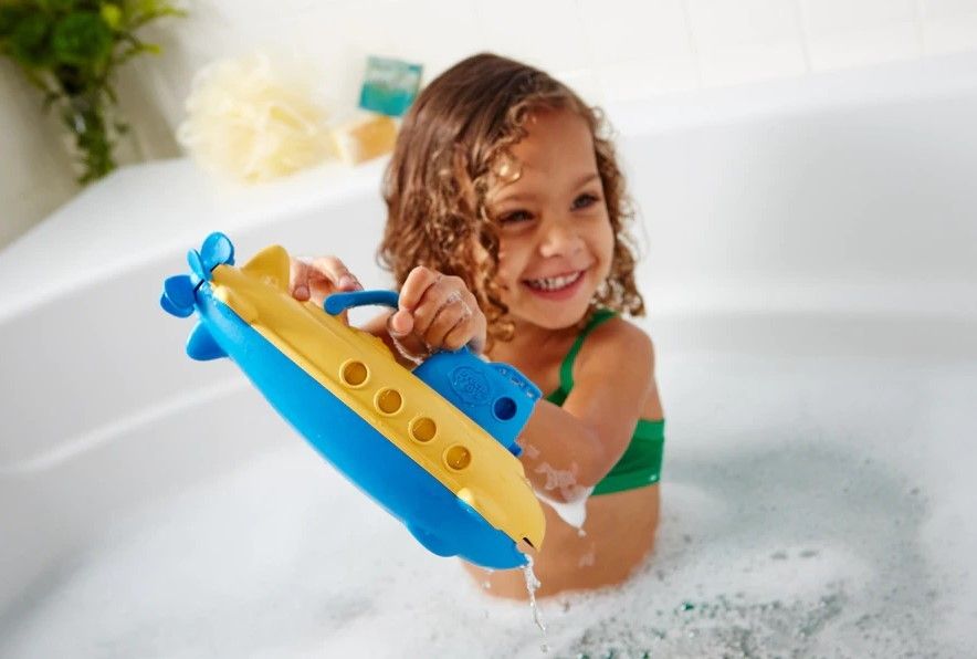 Green Toys Ponorka žlutá rukojeť - obrázek 5