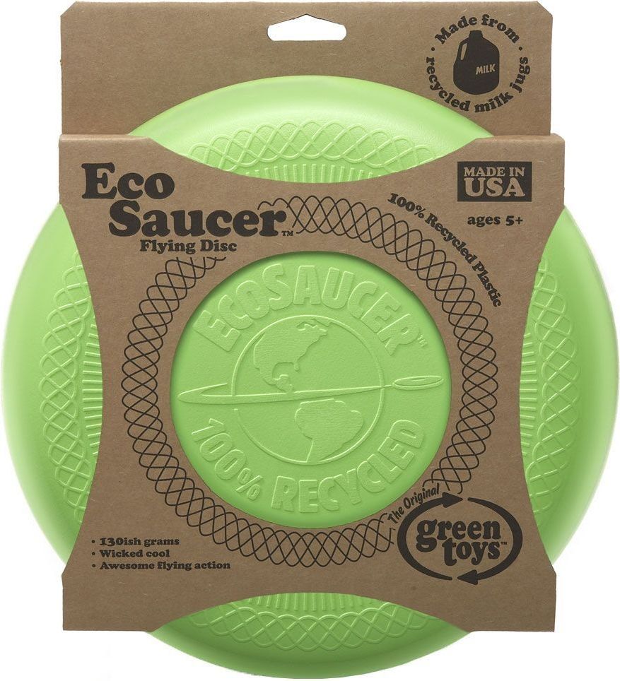 Green Toys Létající talíř EcoSaucer zelený - obrázek 2