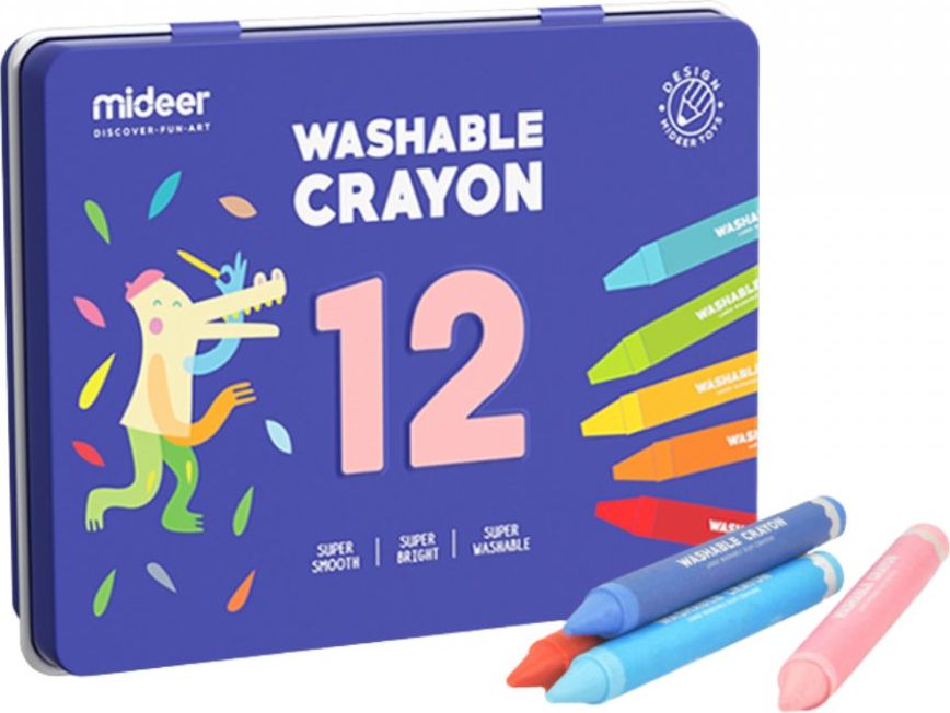 Mideer set smývatelných voskovek 12 MD4115 - obrázek 1