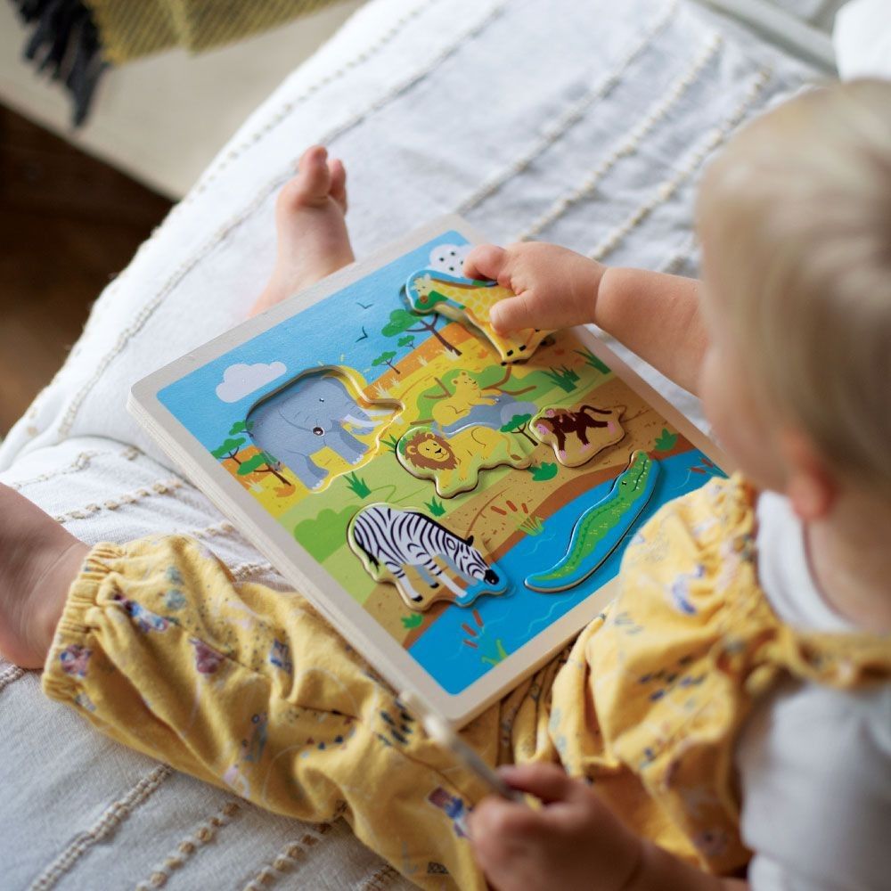 Bigjigs Toys vkládačka se zvukem Safari - obrázek 7