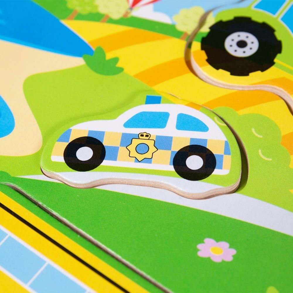 Bigjigs Toys vkládačka se zvukem Doprava - obrázek 4