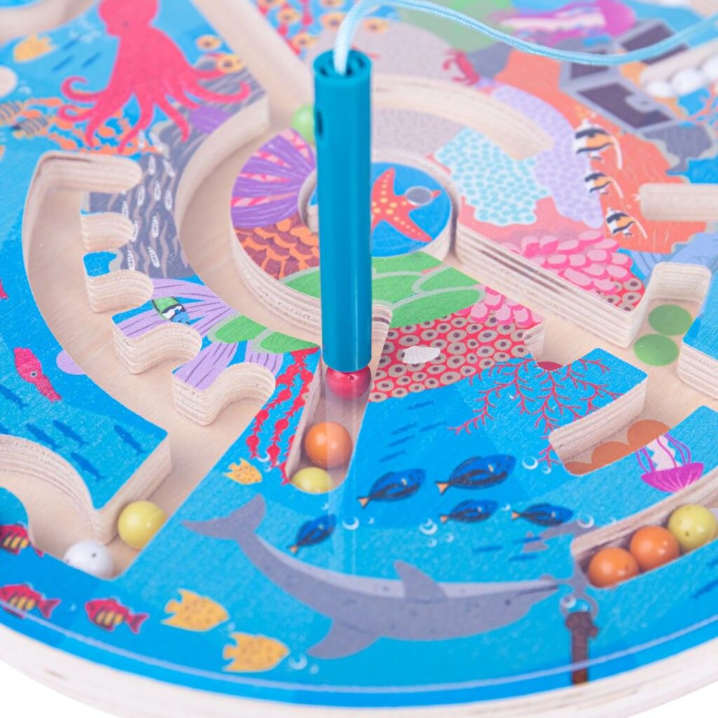 Bigjigs Toys Magnetické bludiště Podmořský život - obrázek 2