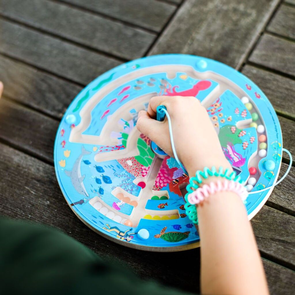 Bigjigs Toys Magnetické bludiště Podmořský život - obrázek 3