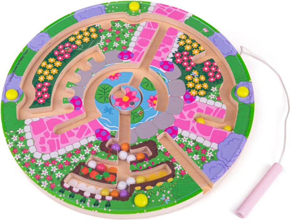 Bigjigs Toys Magnetické bludiště Zahrádka - obrázek 1
