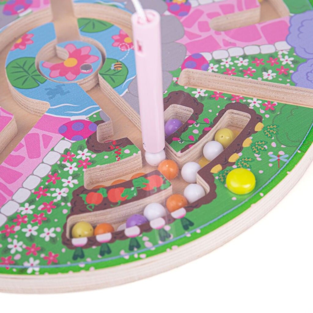 Bigjigs Toys Magnetické bludiště Zahrádka - obrázek 2