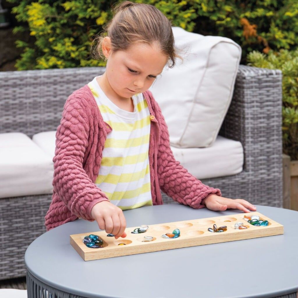 Bigjigs Toys Hra s kamínky Mankala - obrázek 4