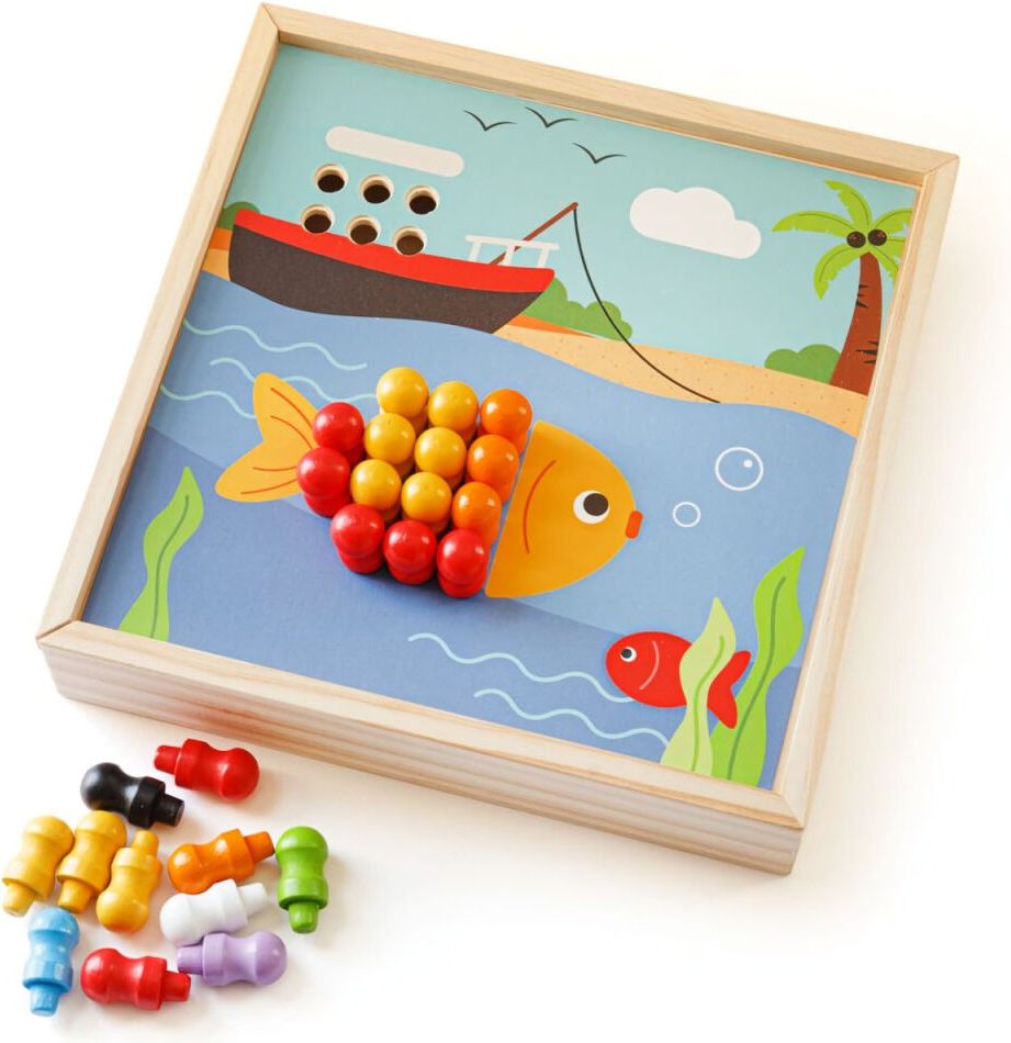 Bigjigs Toys Dřevěná mozaika Pláž - obrázek 2