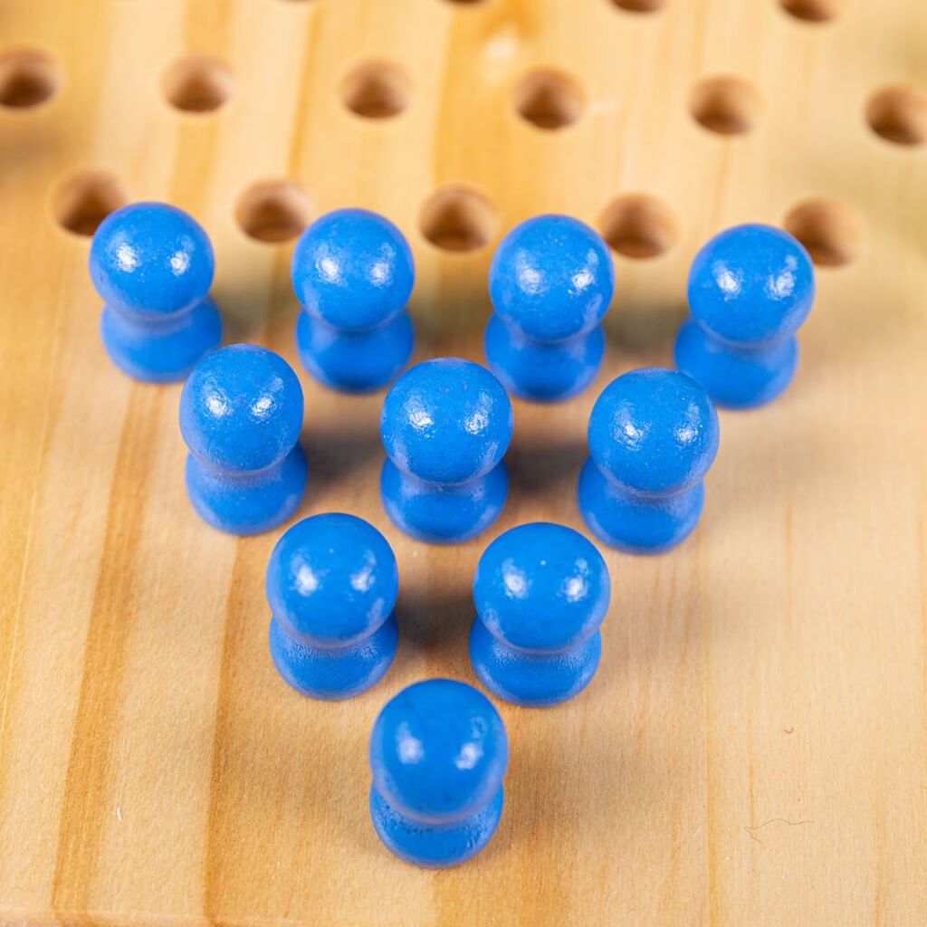 Bigjigs Toys Dřevěná halma - obrázek 5