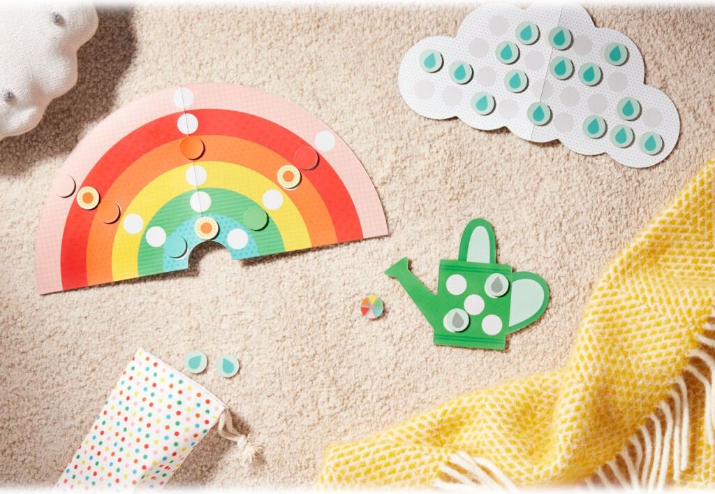 PetitCollage Kooperativní hra Rain Rain Rainbow - obrázek 5