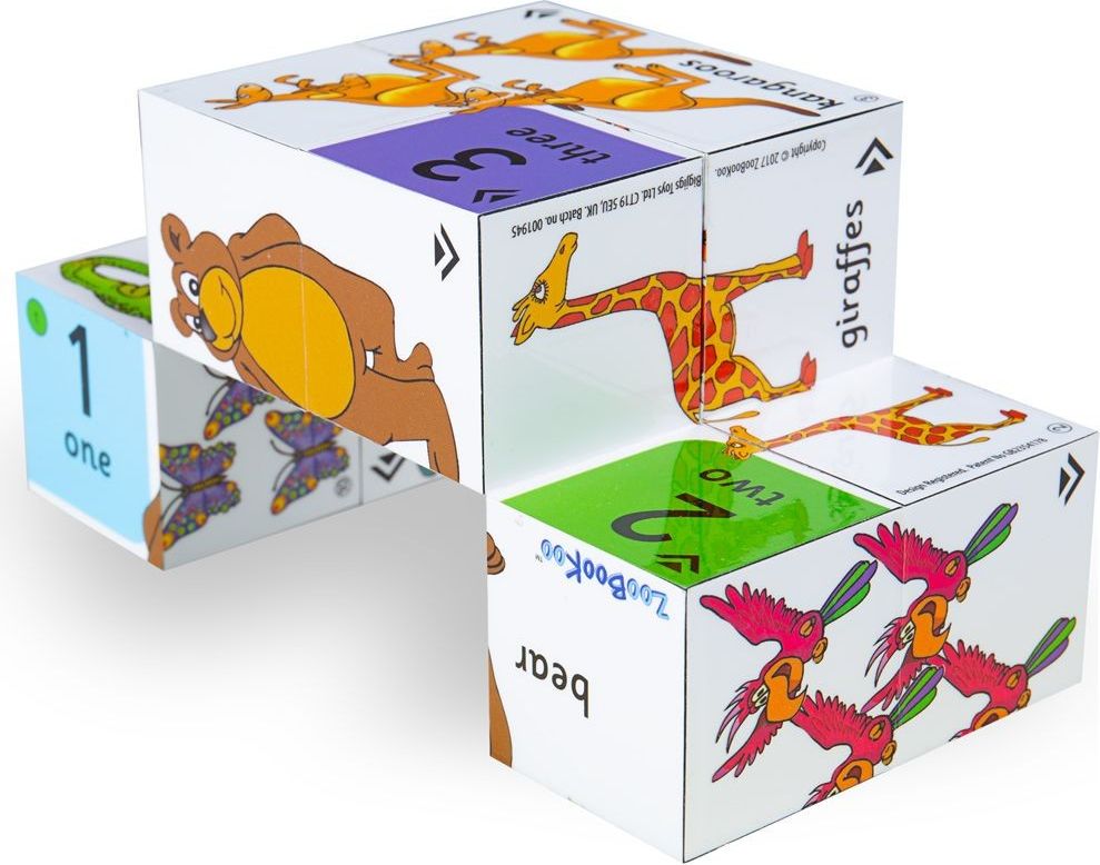 Zoobookoo Didaktická kniha v kostce Přiřaď čísla k obrázku - obrázek 4