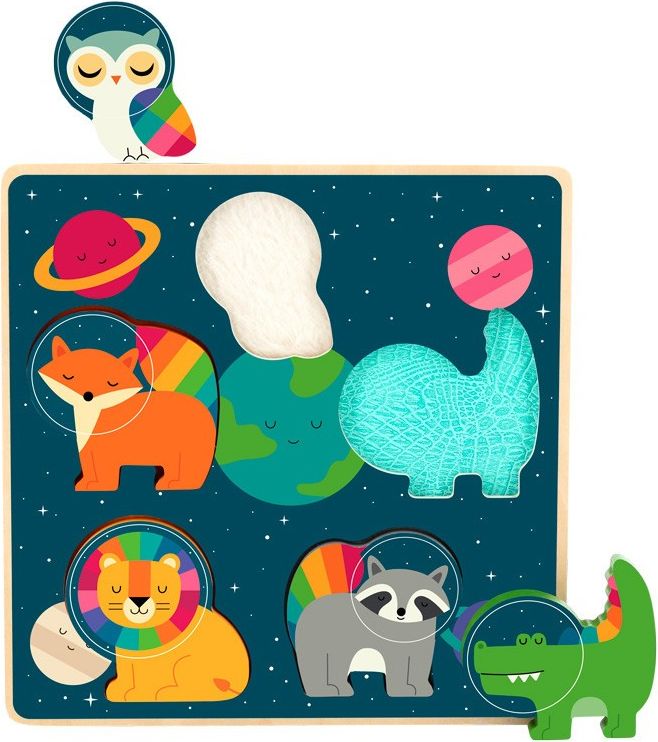 Vilac vkládací puzzle Zvířecí astronauti - obrázek 2