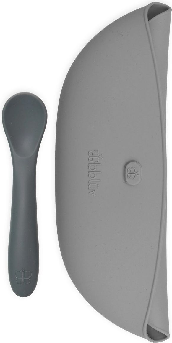 Bblüv Pöket Set bryndáků + lžička Lime/Grey - obrázek 3