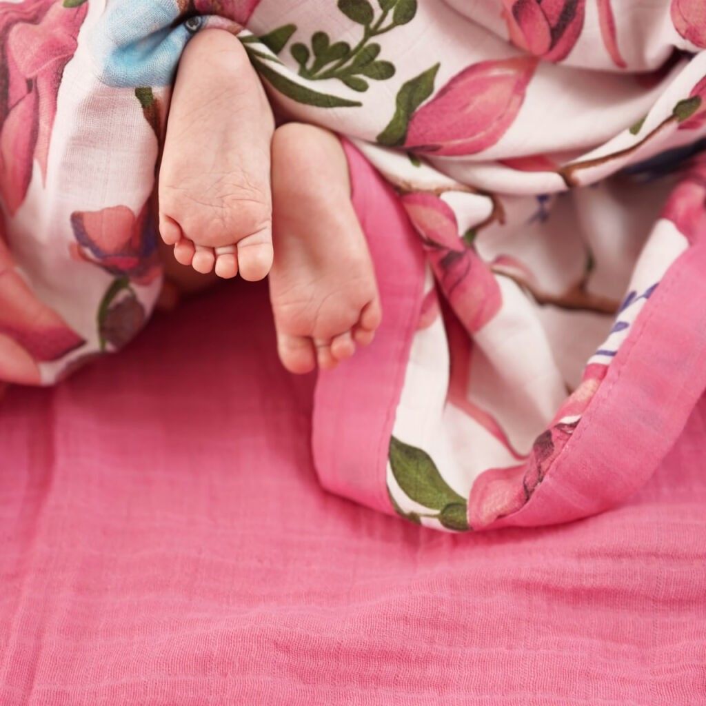 Tommy Lise Bavlněná mušelínová plena Rosy Blush - obrázek 3