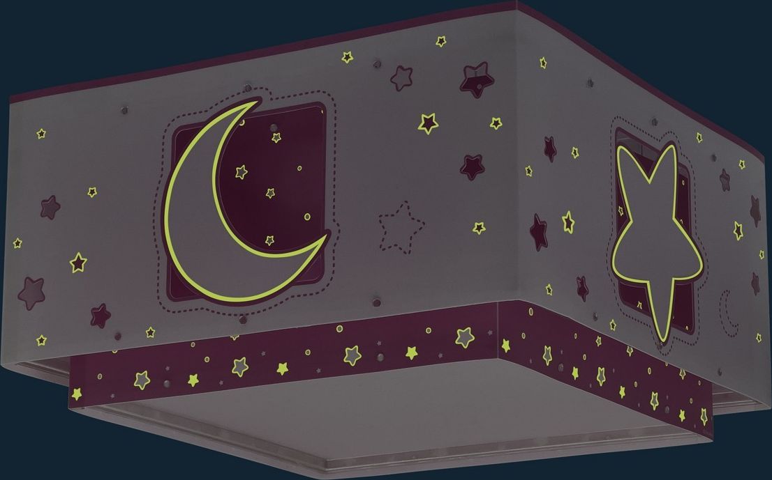 Dalber Dětské stropní svítidlo MOONLIGHT 63236S růžové - obrázek 4