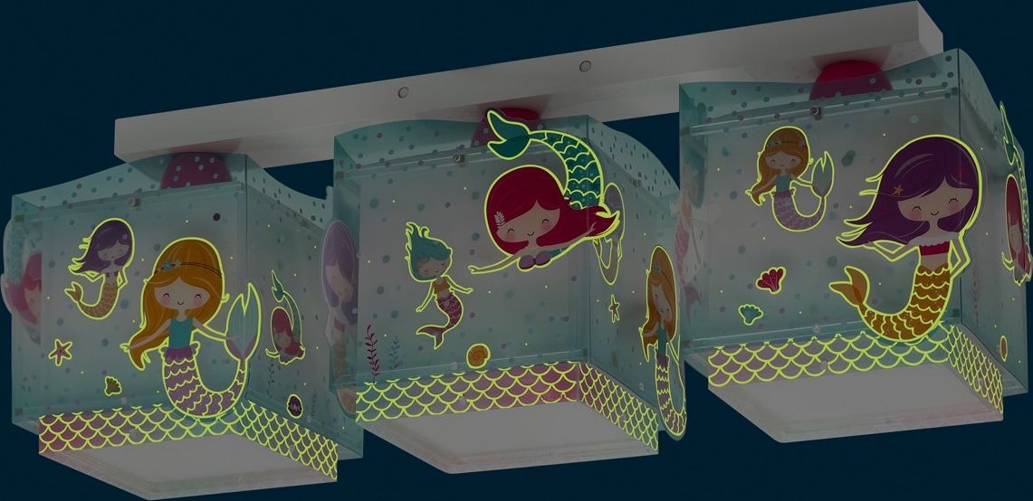 Dalber Dětské stropní svítidlo MERMAIDS 63443 - obrázek 3