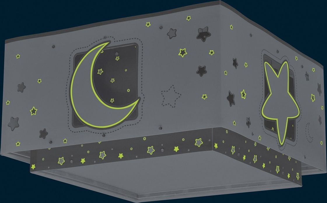 Dalber Dětské stropní svítidlo MOONLIGHT 63236E šedé - obrázek 3