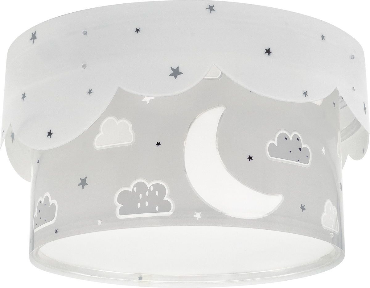 Dalber Dětské stropní svítidlo MOON 61236E šedé - obrázek 1