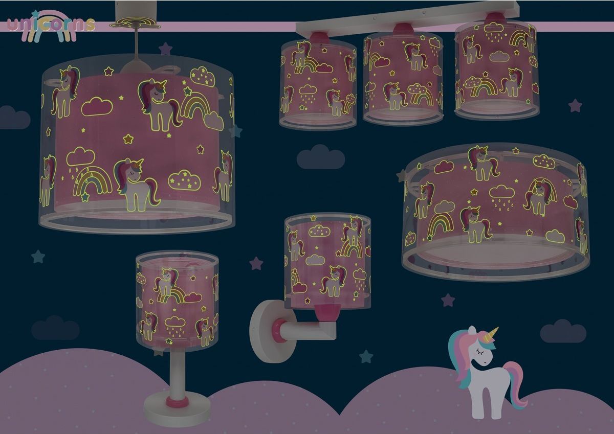 Dalber Dětské stropní svítidlo UNICORNS 41593 - obrázek 5