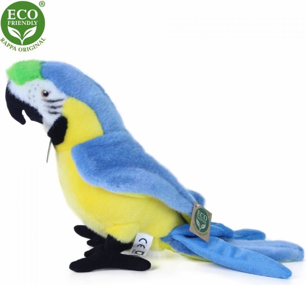 Eco-Friendly Rappa papousek ARA 25cm - obrázek 3