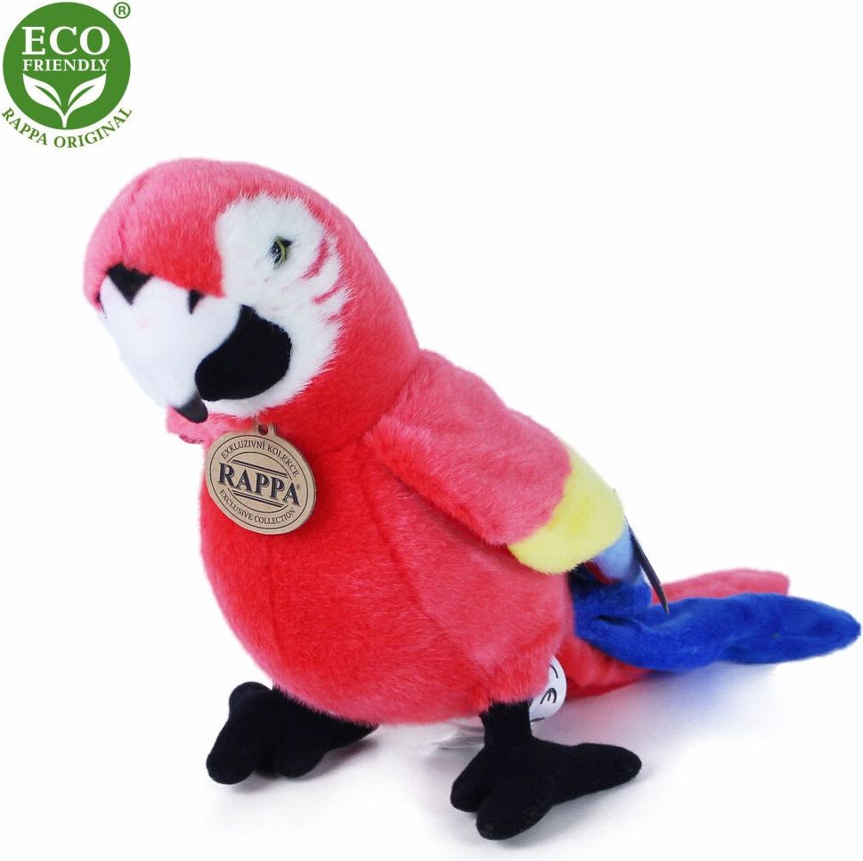 Rappa papoušek červený Ara Arakanga 24 cm - obrázek 1