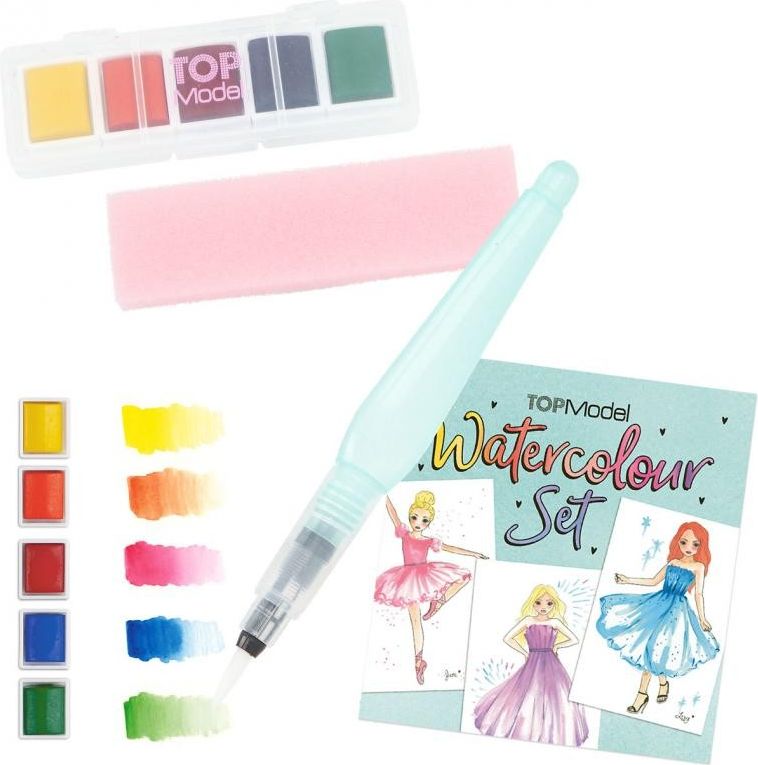 Top Model Vodovková kreativní sada Watercolour - obrázek 2