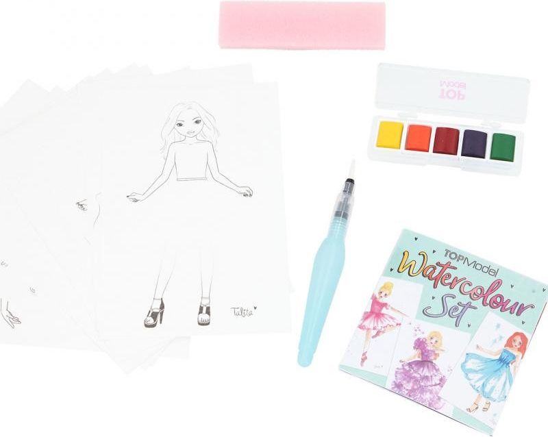 Top Model Vodovková kreativní sada Watercolour - obrázek 3