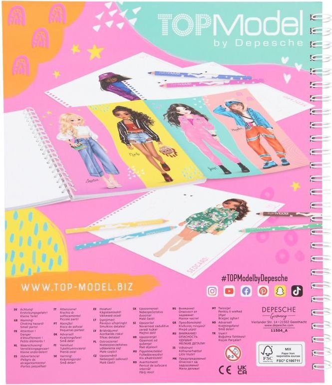 Omalovánky Top Model Malia a Hayden - obrázek 5