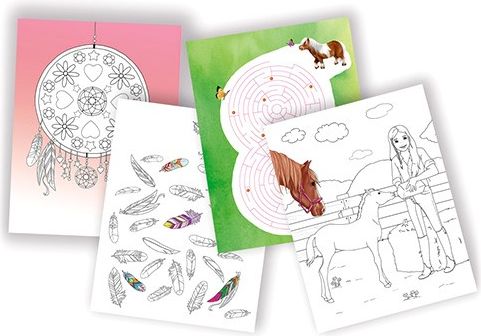 Omalovánky šešit aktivit Miss Melody Activity Book s úkoly a labyrinty - obrázek 3