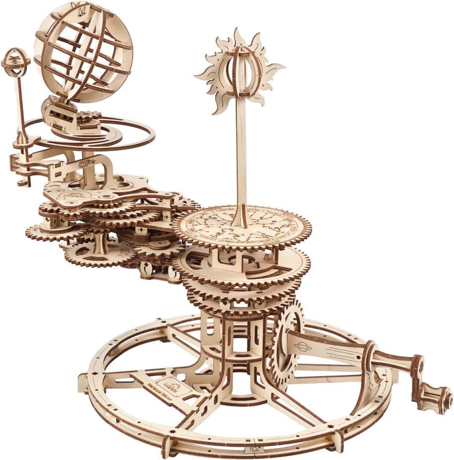 Ugears 3D dřevěné mechanické puzzle Tellurium - obrázek 1
