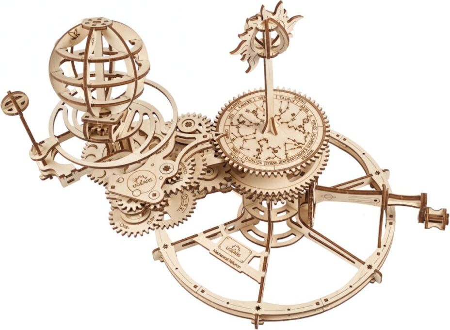 Ugears 3D dřevěné mechanické puzzle Tellurium - obrázek 8