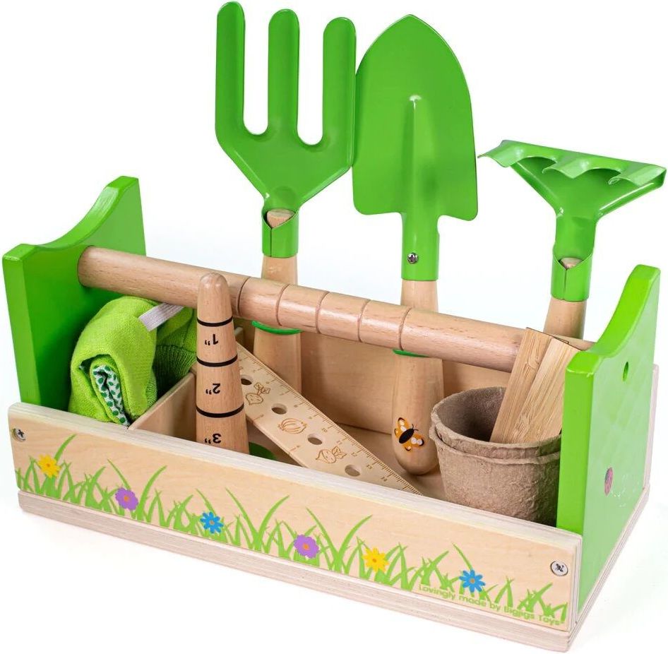 Bigjigs Toys Zahradnický set v přepravce - obrázek 2