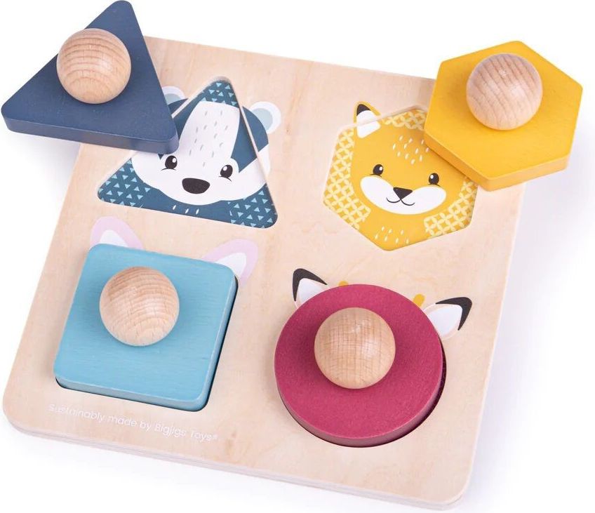 Bigjigs Toys Puzzle ve tvaru zvířátek - obrázek 1