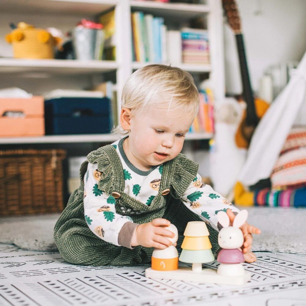 Bigjigs Baby Motorická nasazovací hračka liška a králíček - obrázek 7