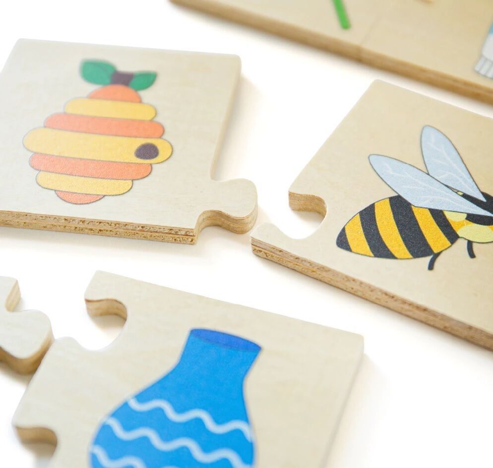 Bigjigs Toys Didaktické puzzle Co k sobě patří - obrázek 2