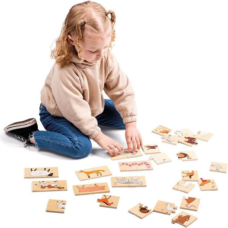 Bigjigs Toys Didaktické puzzle Zvířátka - obrázek 3