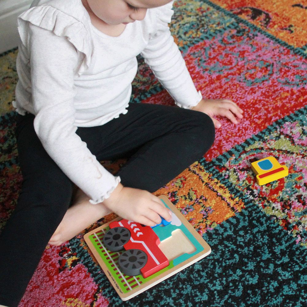 Bigjigs Toys vkládací puzzle Vláček - obrázek 2