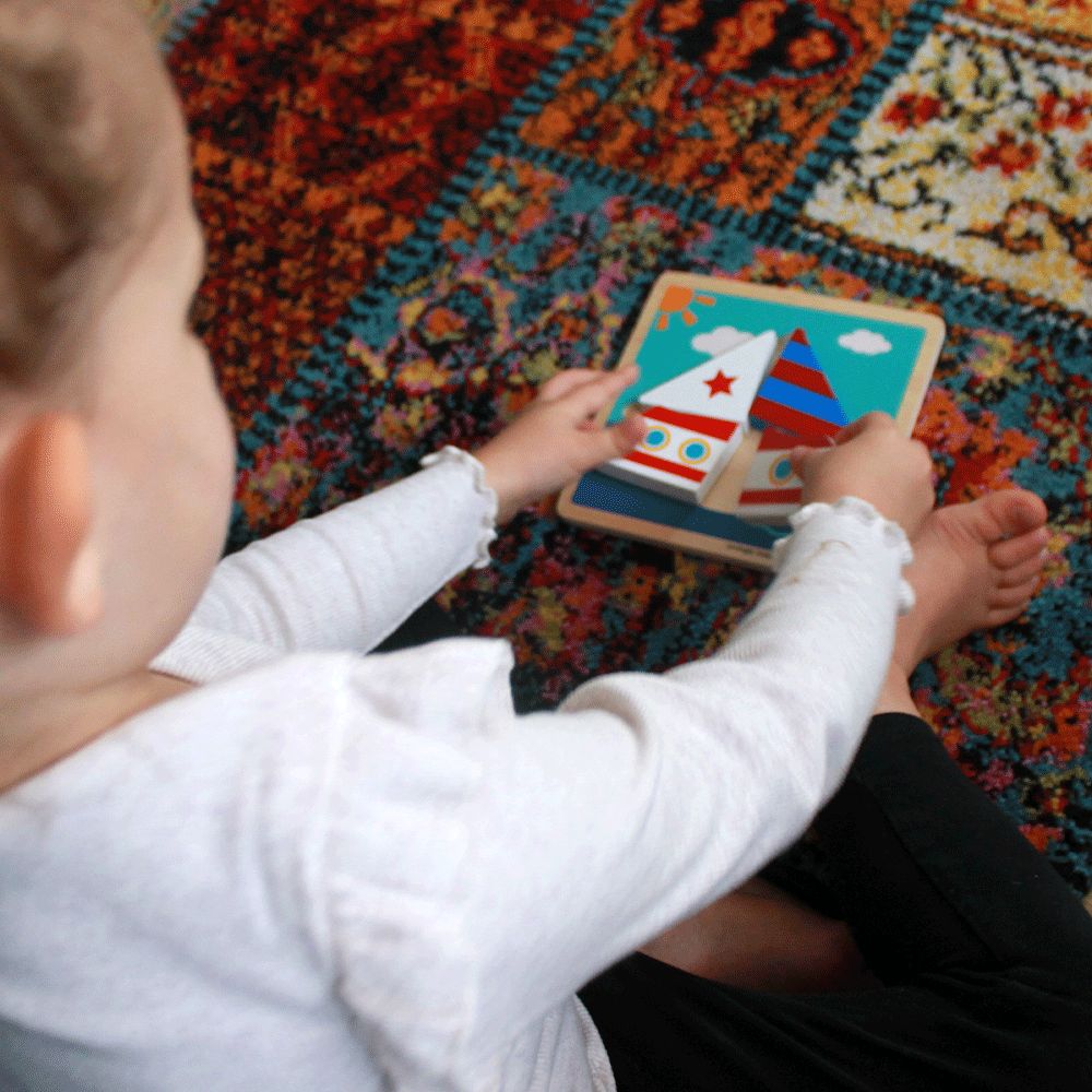 Bigjigs Toys vkládací puzzle Plachetnice - obrázek 2
