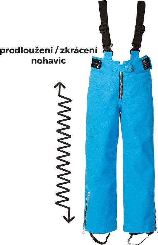 Ostyle DĚTSKÉ ROSTOUCÍ ZIMNÍ KALHOTY IRON II modré věk: 2-6 let - obrázek 1